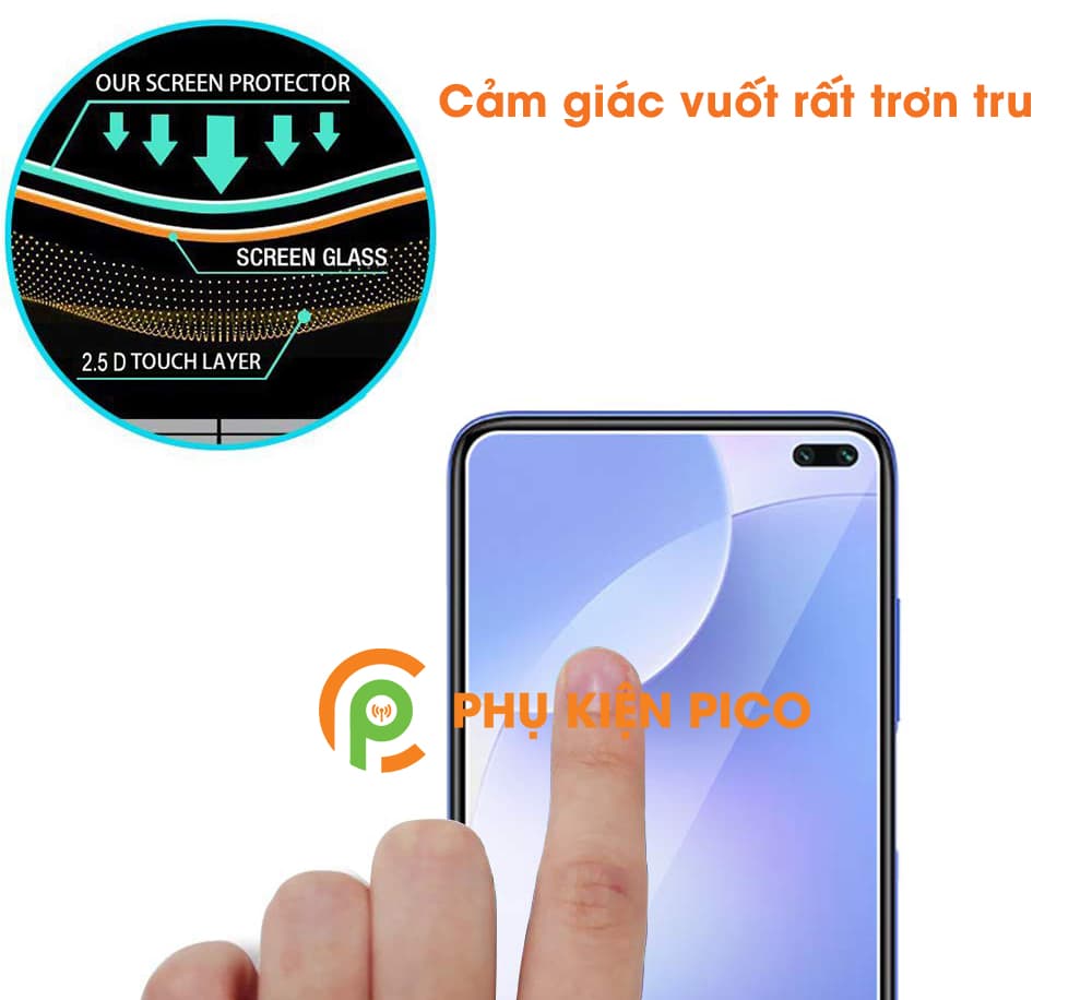 Kính cường lực Poco X2 trong suốt full viền độ cứng 9H - 5