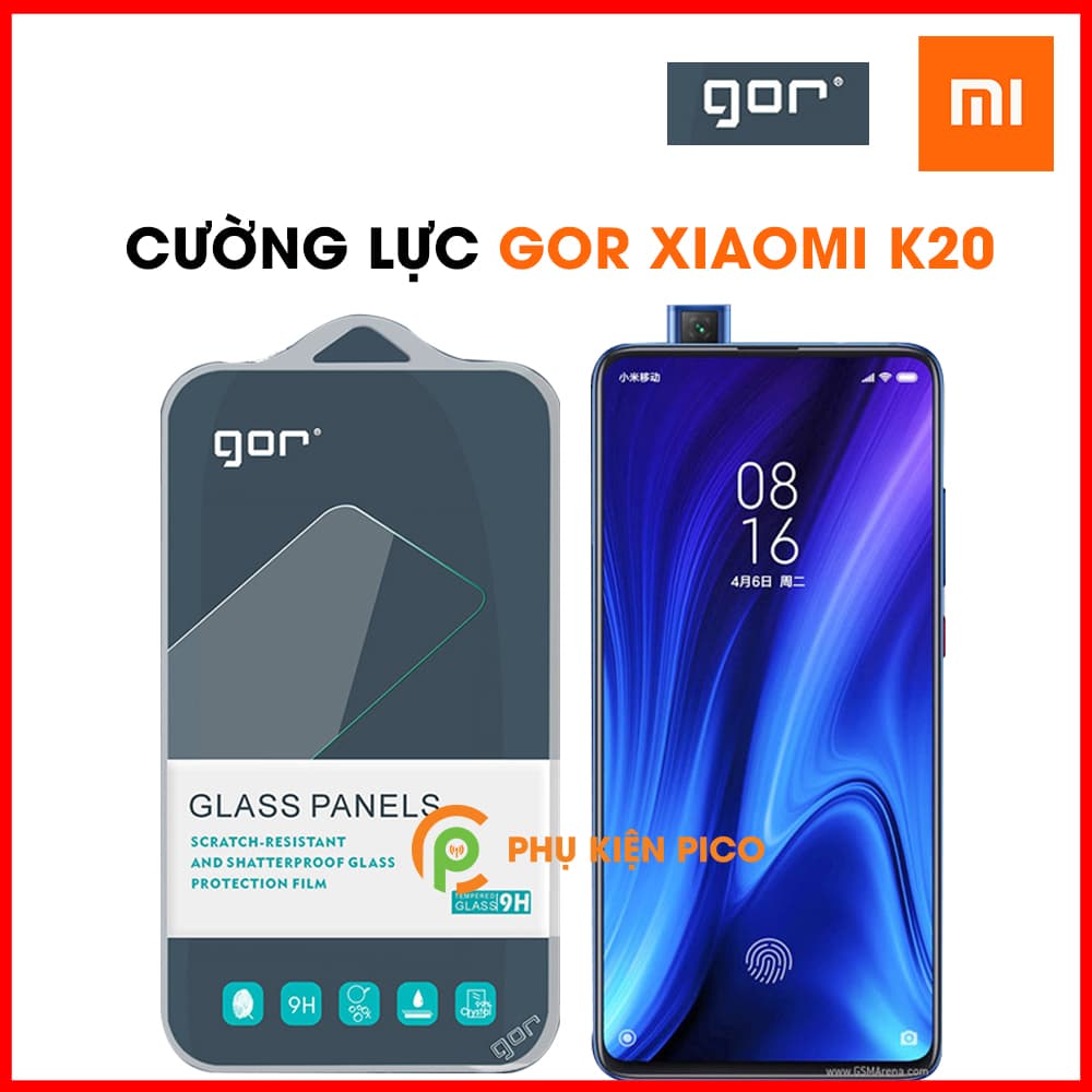 Cường lực Xiaomi Redmi K20 chính hãng Gor viền đen mỏng
