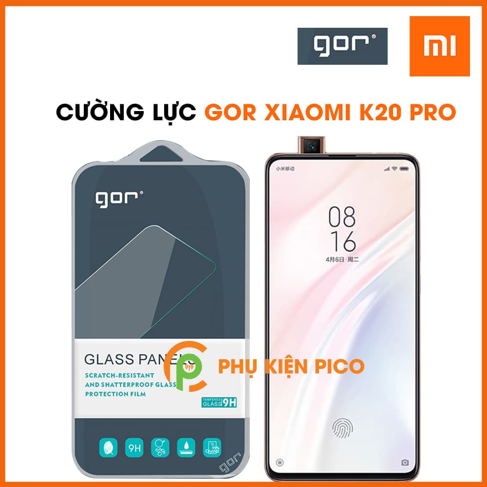 Cường lực Xiaomi Redmi K20 Pro chính hãng Gor viền đen mỏng