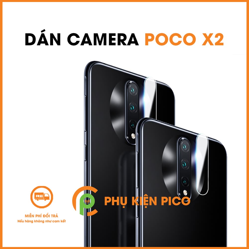Dán cường lực camera Xiaomi Poco X2 chống xước bảo vệ camera