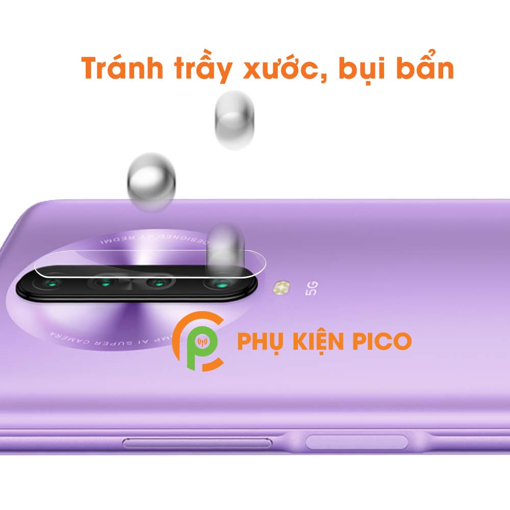 Dán cường lực camera Xiaomi Poco X2 chống xước bảo vệ camera - 3