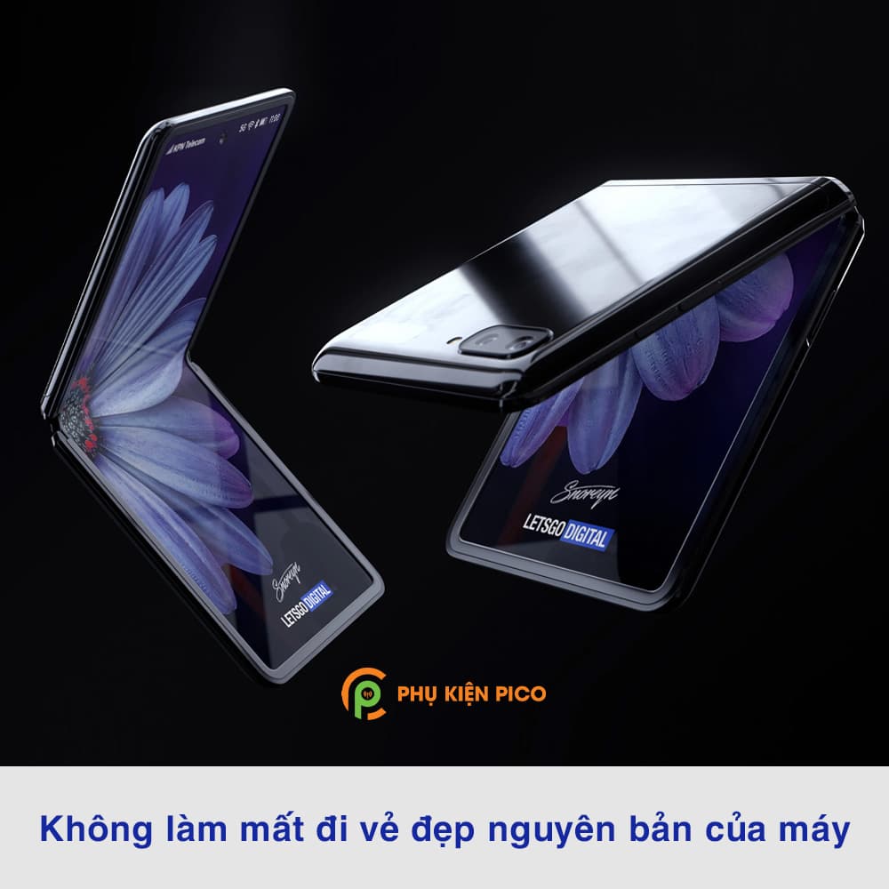 Dán lưng Samsung Z Flip full mặt lưng trong suốt PPF tự phục hồi vết xước - 5