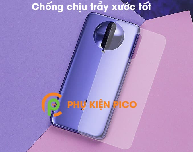 Dán mặt lưng Xiaomi Poco X2 cao cấp PPF dẻo trong suốt - 5