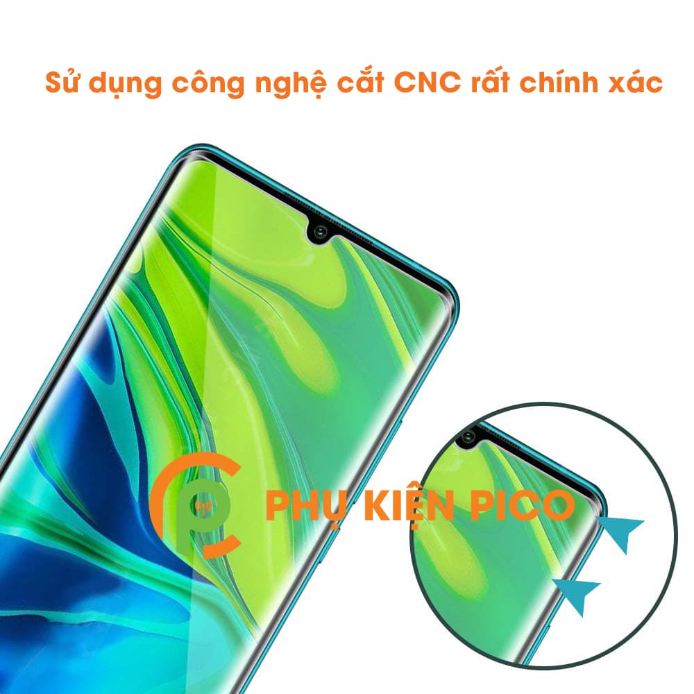 Cường lực Xiaomi Mi Note 10 Pro chính hãng T-Max Liquid trong suốt keo UV full màn hình - 4