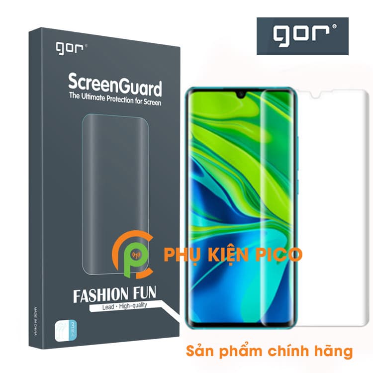 Dán màn hình Xiaomi Mi CC9 Pro chính hãng Gor PPF bộ 2 miếng - 5