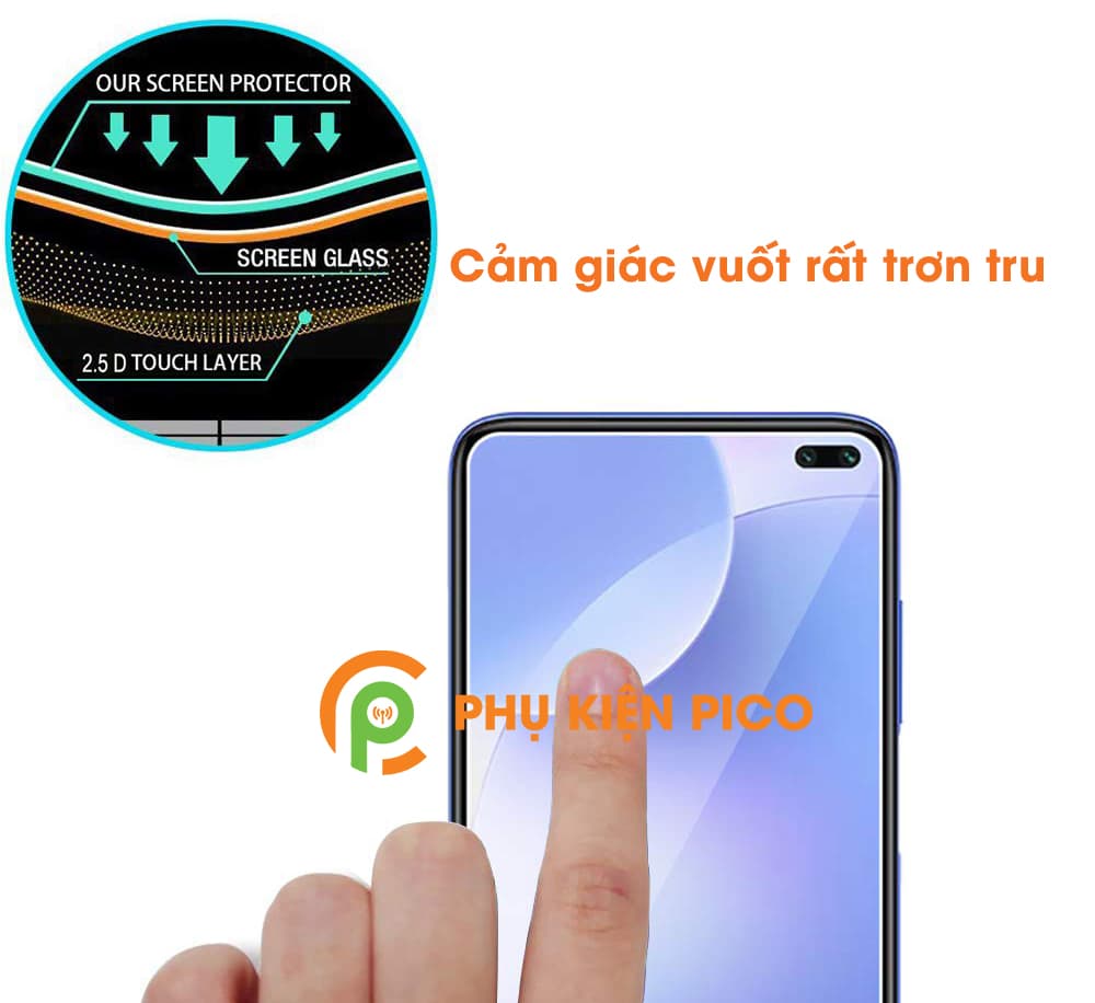 Dán màn hình Xiaomi Poco X2 PPF cao cấp trong suốt full keo - 5
