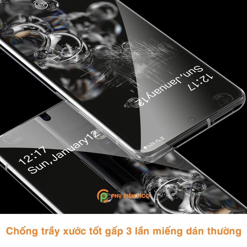 Dán màn hình Samsung S20 Plus full màn hình PPF dẻo trong suốt chính hãng Maxshield - 2