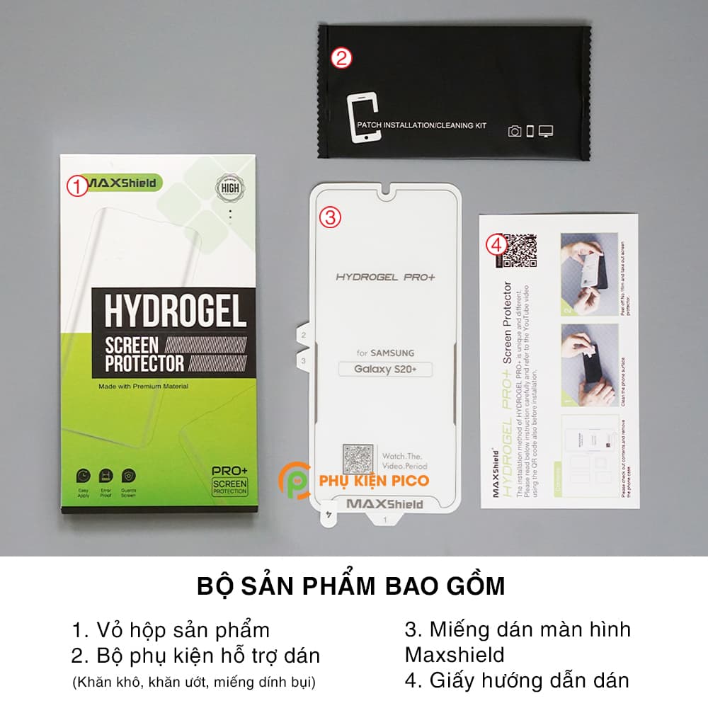 Dán màn hình Samsung S20 Plus full màn hình PPF dẻo trong suốt chính hãng Maxshield - 8