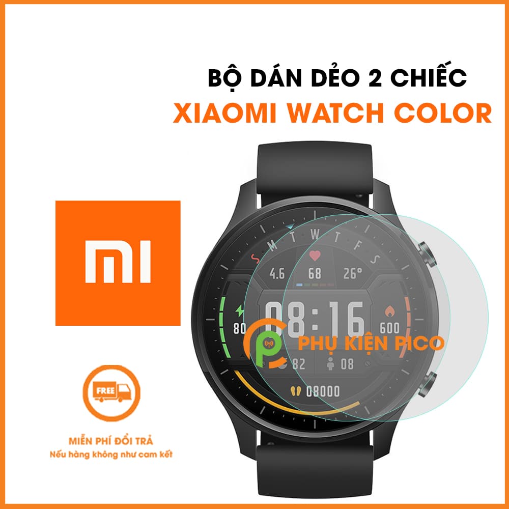 Dán màn hình Xiaomi Mi Watch Color PPF cao cấp bộ 2 chiếc
