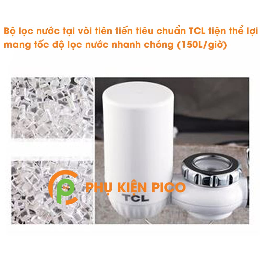 Đầu lọc nước tại vòi, Thiết bị khử mùi khử tạp chất chính hãng TCL TJ-LC102A01 - 9