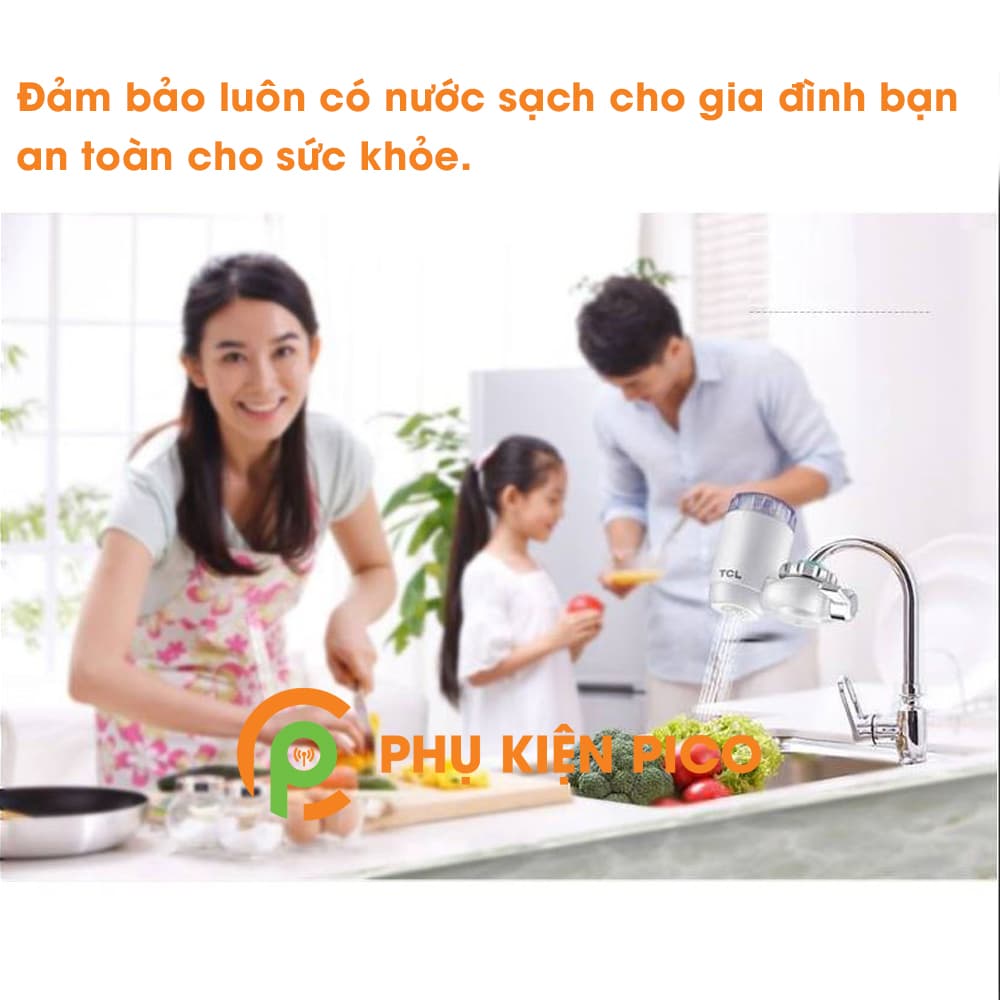 Đầu lọc nước tại vòi, Thiết bị khử mùi khử tạp chất chính hãng TCL TJ-LC102A01 - 2