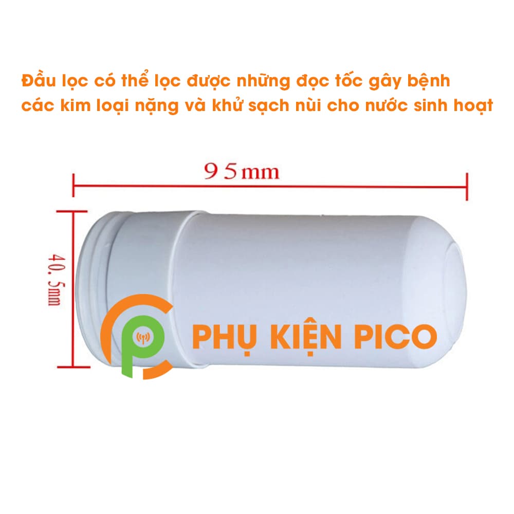 Đầu lọc nước tại vòi, Thiết bị khử mùi khử tạp chất chính hãng Haier - 6