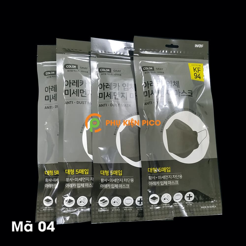 Khẩu trang kháng khuẩn chống bụi mịn KF94 Hàn Quốc mã 4 - 4