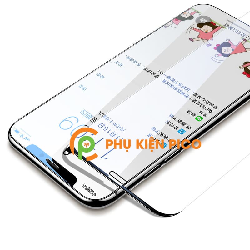 Kính cường lực Iphone Xs viền vô cực full màn hình độ cứng 9H - 4