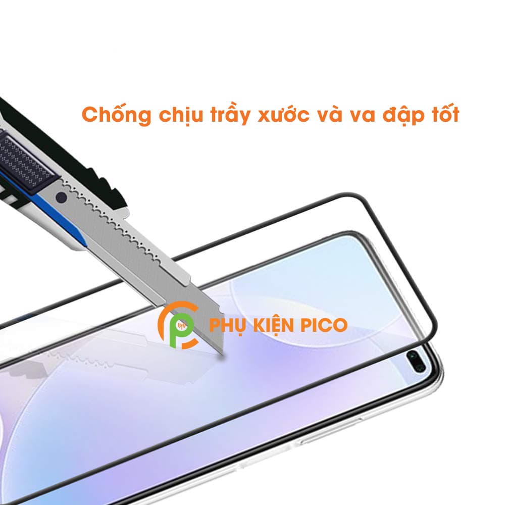 Kính cường lực Poco X2 viền siêu mỏng độ cứng 9H - 3