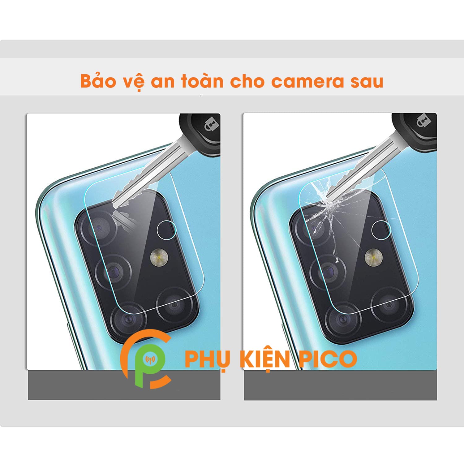 Dán camera Samsung Galaxy A51 chống xước bảo vệ camera - 7