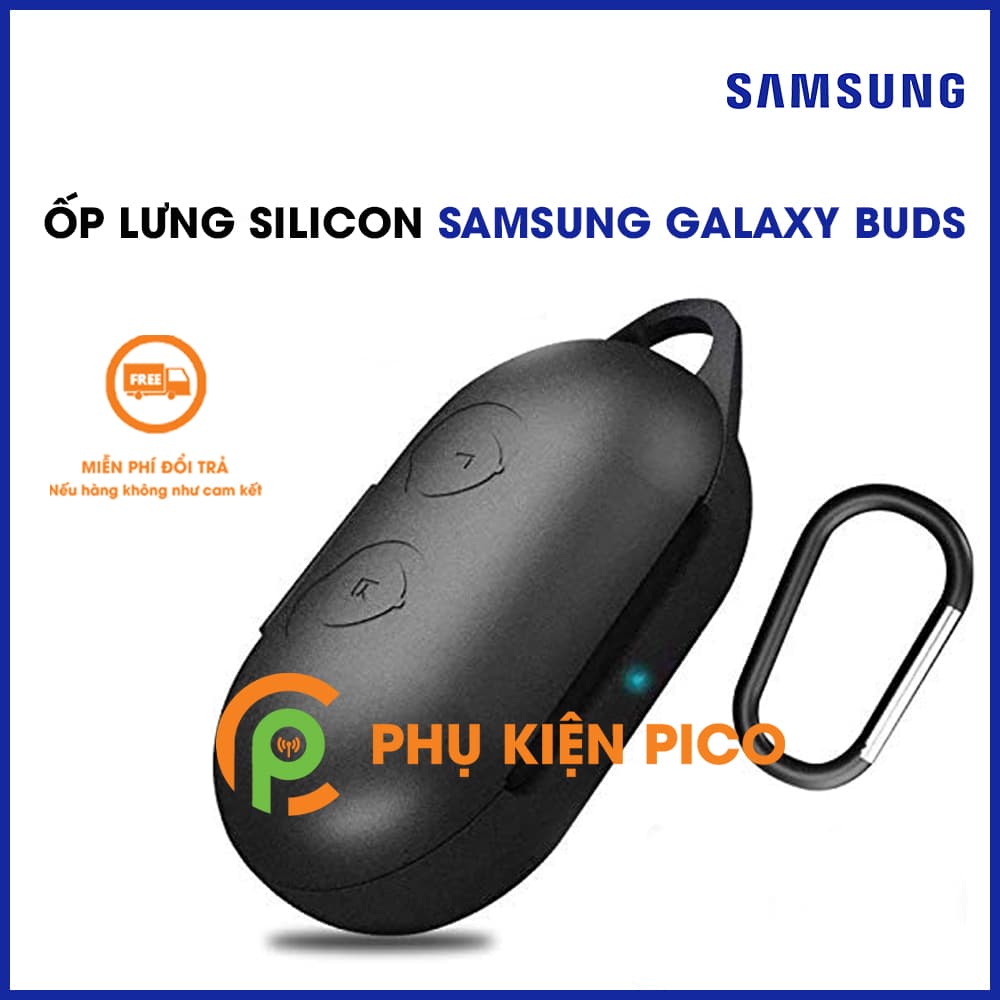 Ốp lưng Samsung Galaxy Buds silicon dẻo màu đen