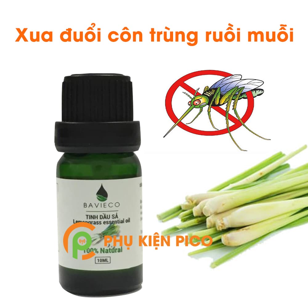 Tinh dầu sả nguyên chất chính hãng Bavieco 10ml - 4