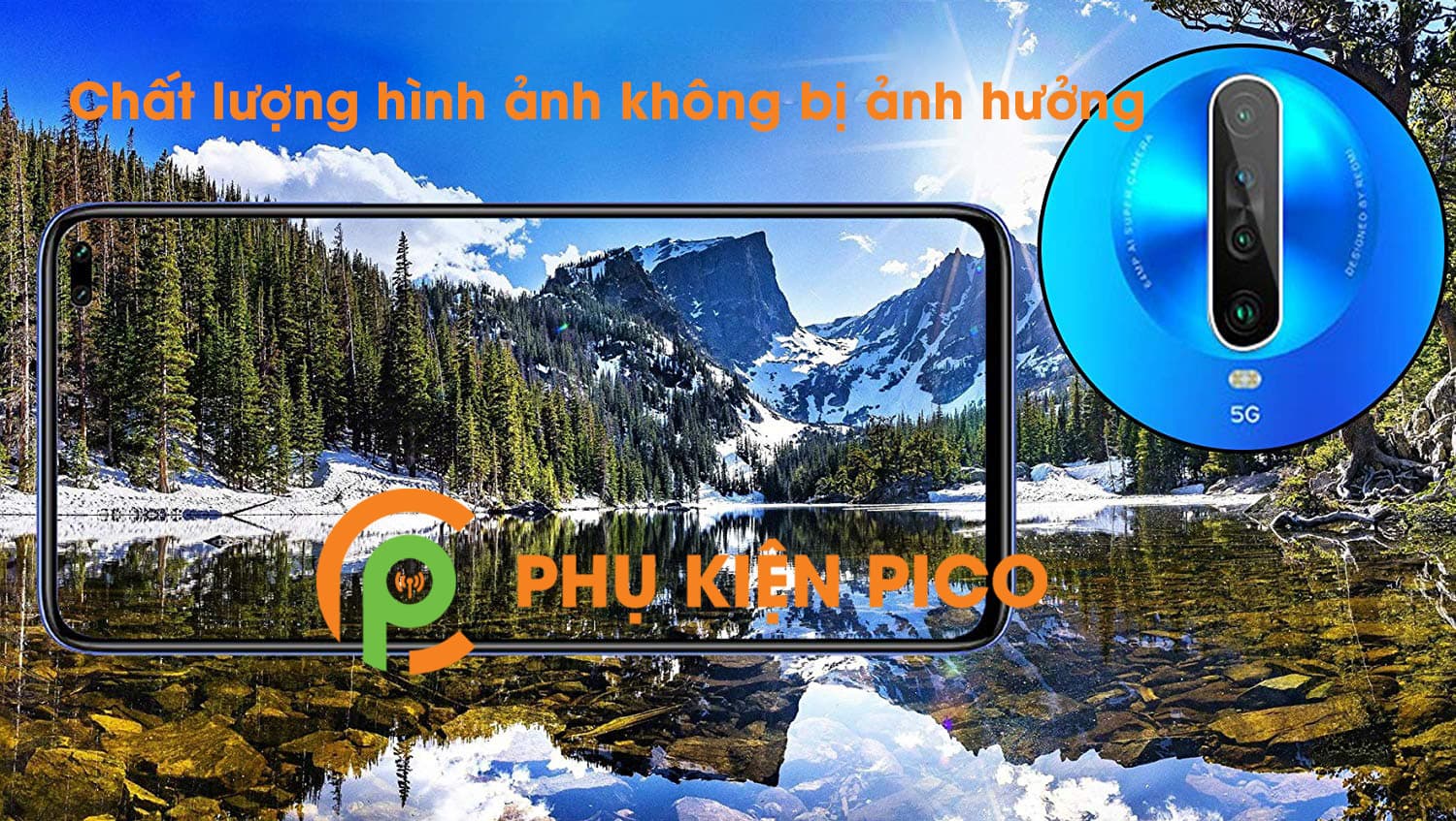 Ốp viền camera Xiaomi Redmi K30 chống xước bảo vệ camera màu bạc - 2