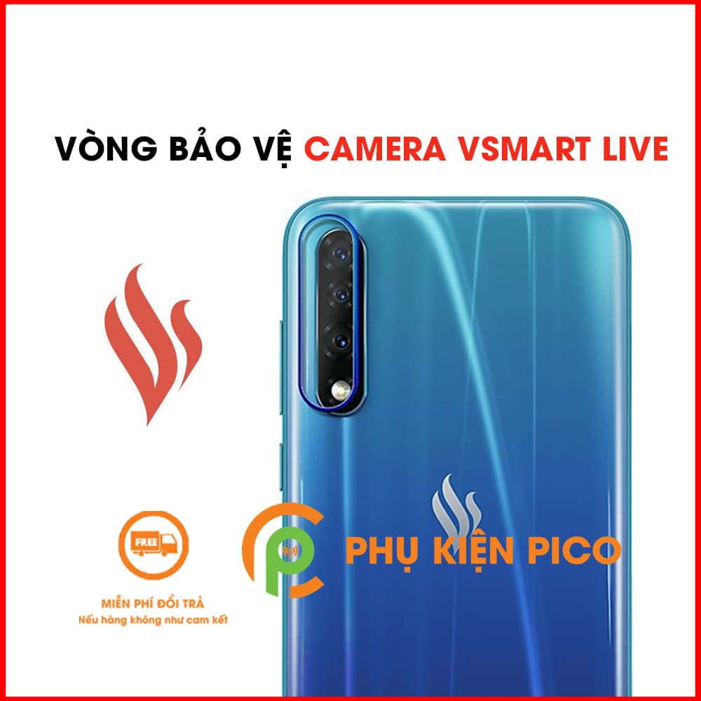Vòng bảo vệ camera Vsmart Live màu xanh
