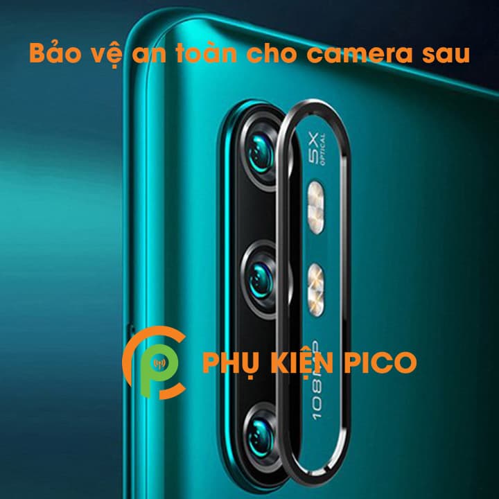 Vòng bảo vệ camera Xiaomi Mi Note 10 Pro - Ốp viền camera Xiaomi Mi Note 10 Pro màu đen - 2