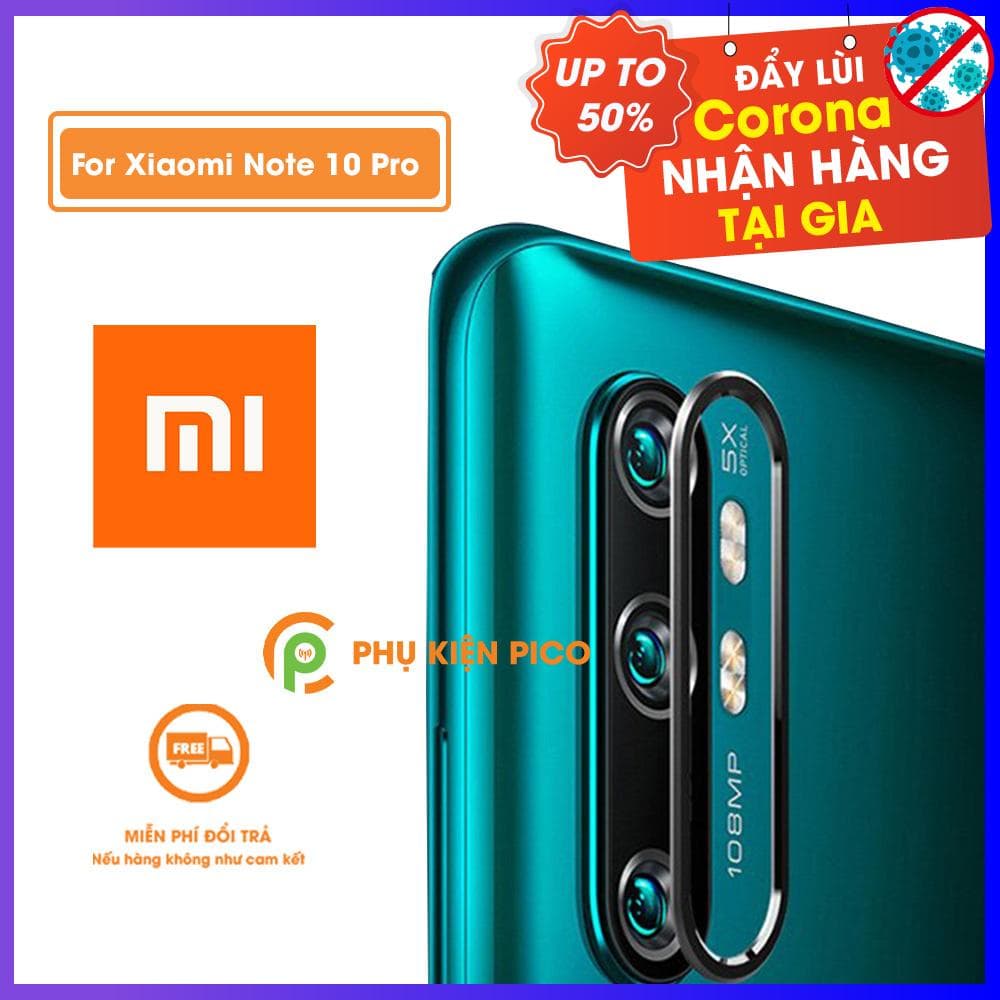 Vòng bảo vệ camera Xiaomi Mi Note 10 Pro - Ốp viền camera Xiaomi Mi Note 10 Pro màu đen