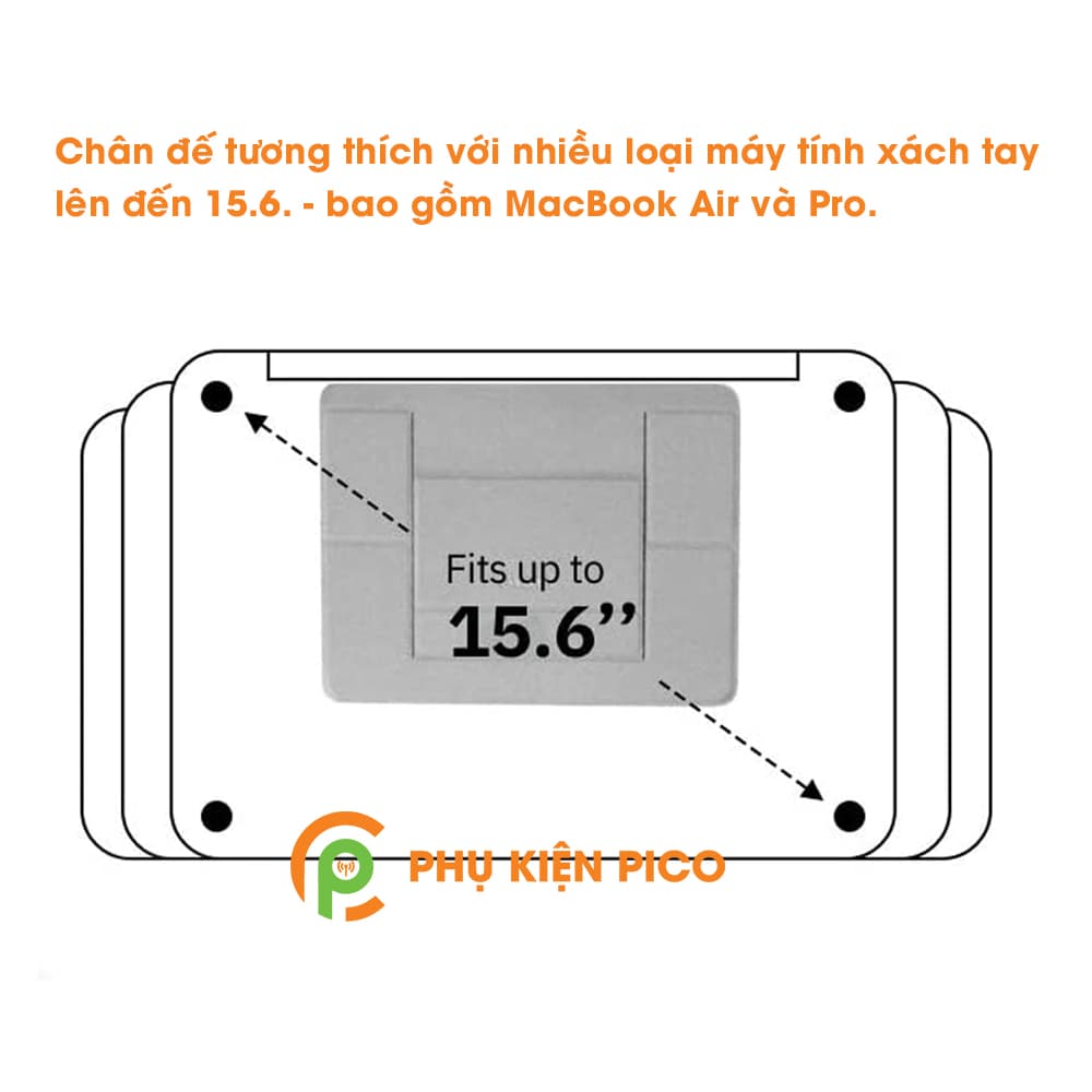 Đế tản nhiệt laptop gấp gọn chính hãng MOFT - Giá đỡ tản nhiệt Laptop vô hình, cho máy tính xách tay, Ipad - 4