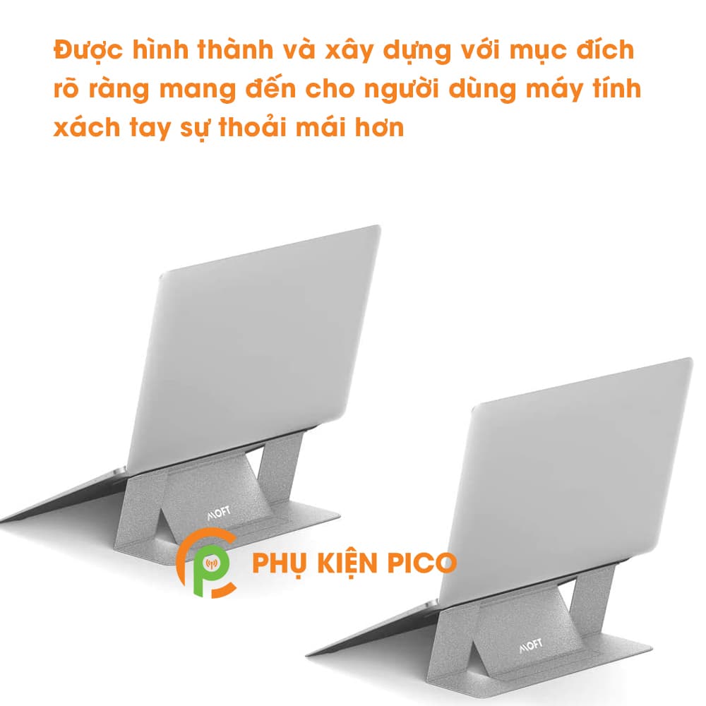 Đế tản nhiệt laptop gấp gọn chính hãng MOFT - Giá đỡ tản nhiệt Laptop vô hình, cho máy tính xách tay, Ipad - 5