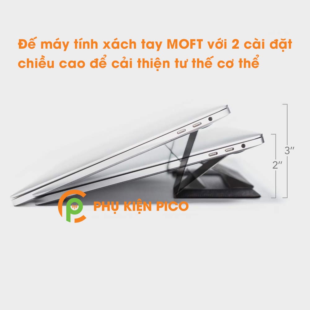Đế tản nhiệt laptop gấp gọn chính hãng MOFT - Giá đỡ tản nhiệt Laptop vô hình, cho máy tính xách tay, Ipad - 6