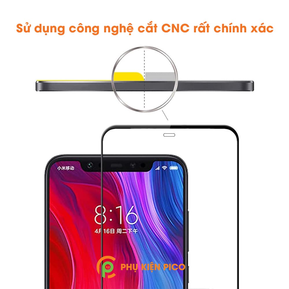 Kính cường lực Xiaomi Mi 8 chính hãng ESR viền cong 3D độ cứng 9H - 3