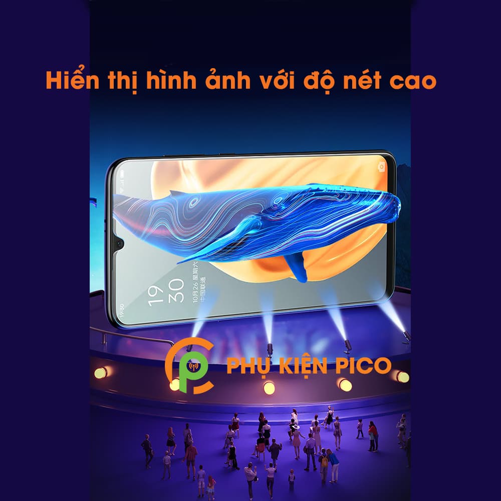 Cường lực Oppo A91 trong suốt full màn hình độ cứng 9H - 4