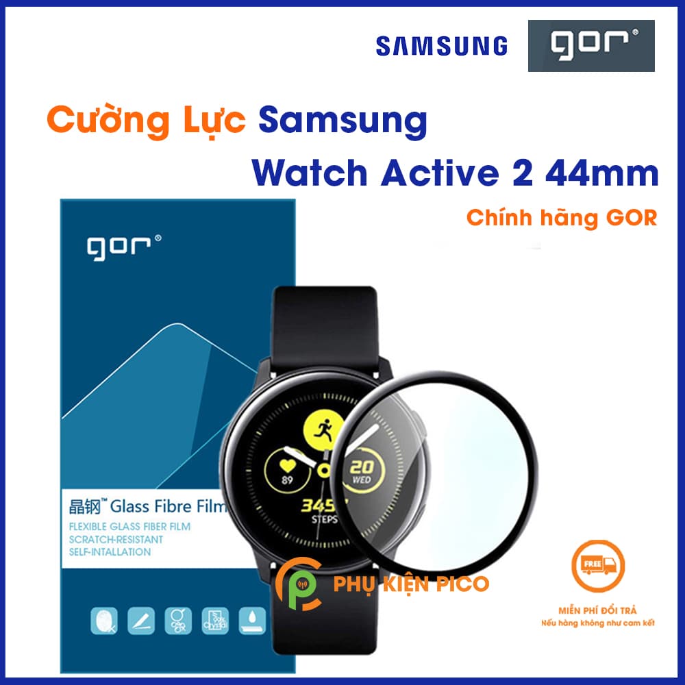 Cường lực Samsung Watch Active 2 44mm chính hãng Gor bộ 2 chiếc