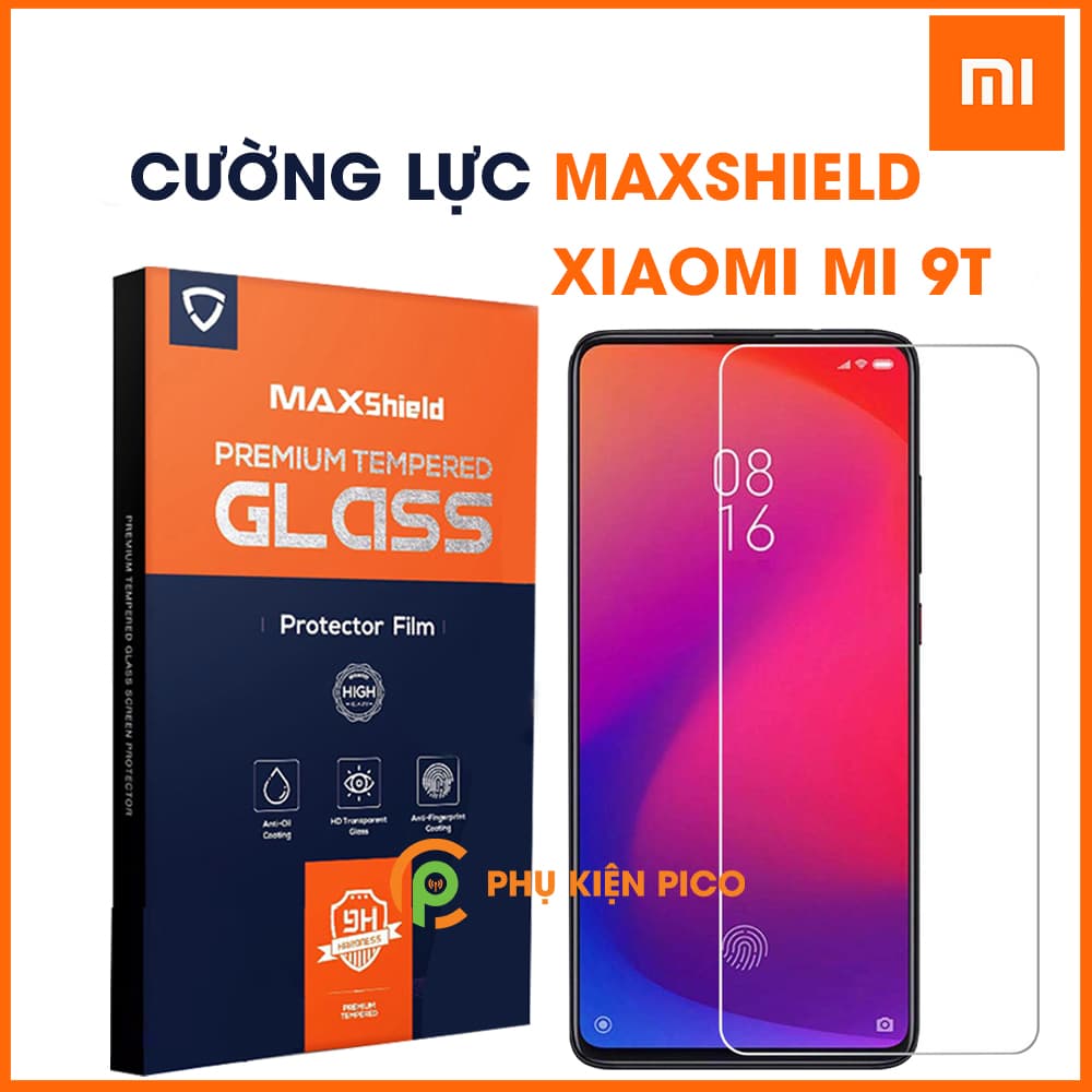 Cường lực Xiaomi Mi 9T nguyên gốc MAXShield trong suốt viền cong 2.5D