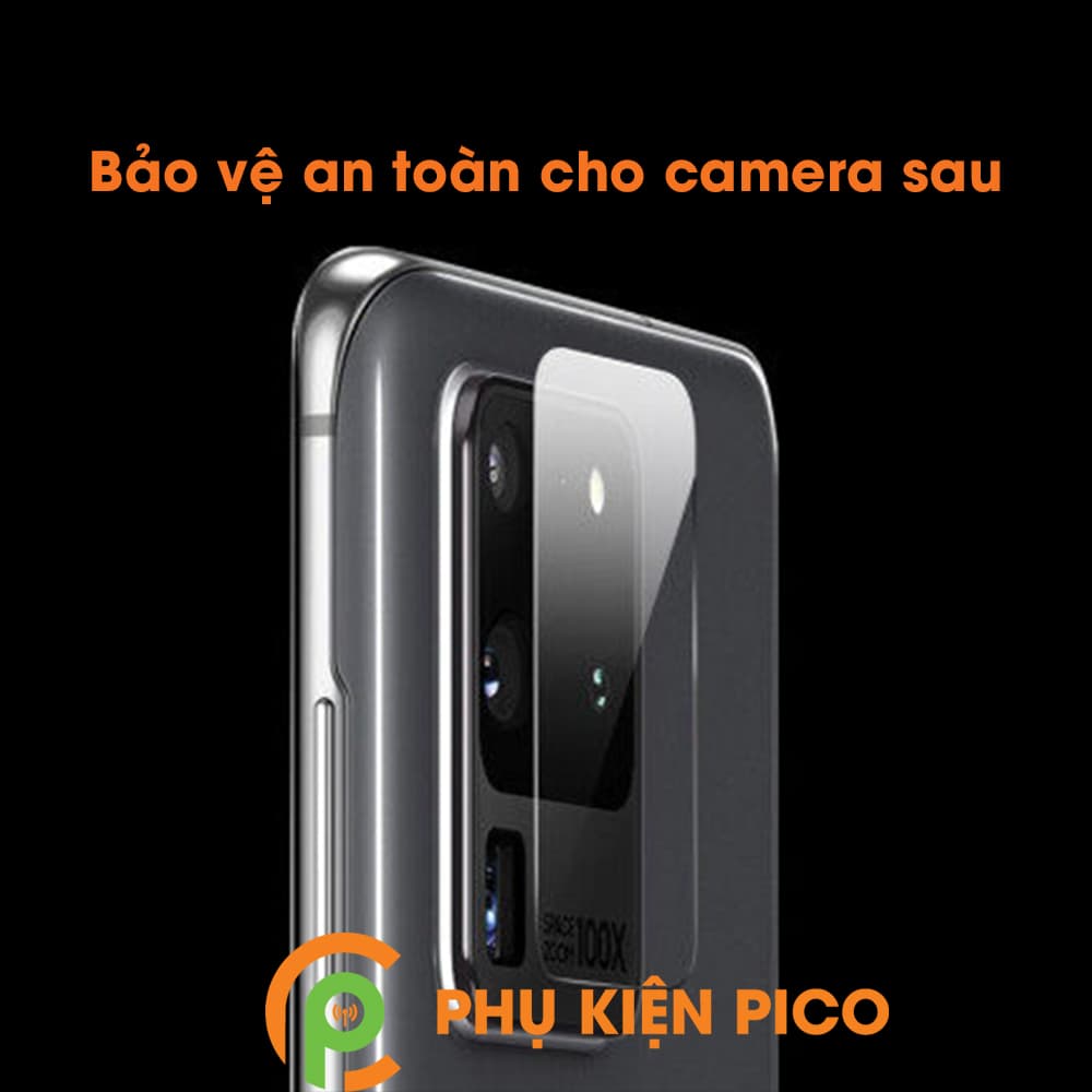 Dán camera Samsung Galaxy S20 Ultra trong suốt độ cứng 7H - 6