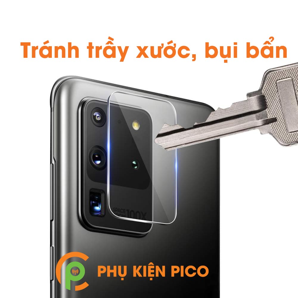 Dán camera Samsung Galaxy S20 Ultra trong suốt độ cứng 7H - 2