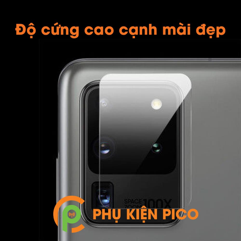 Dán camera Samsung Galaxy S20 Ultra trong suốt độ cứng 7H - 4