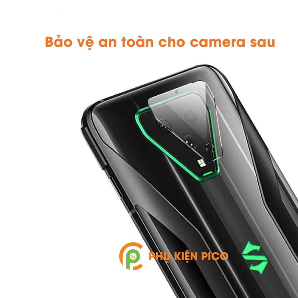 Dán camera Black Shark 3 cường lực camera trong suốt độ cứng 7H - 6