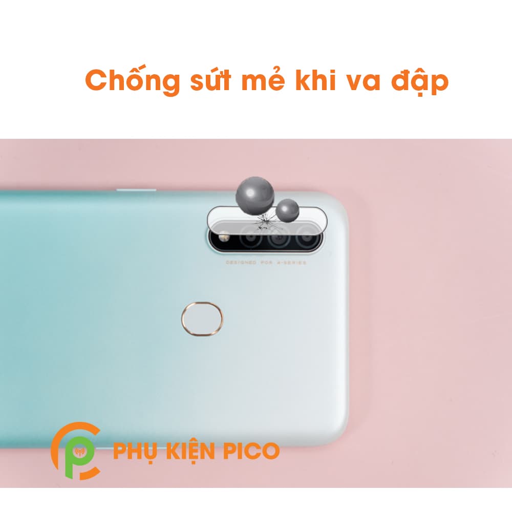 Dán camera Oppo A31 cường lực camera trong suốt độ cứng 7H - 5