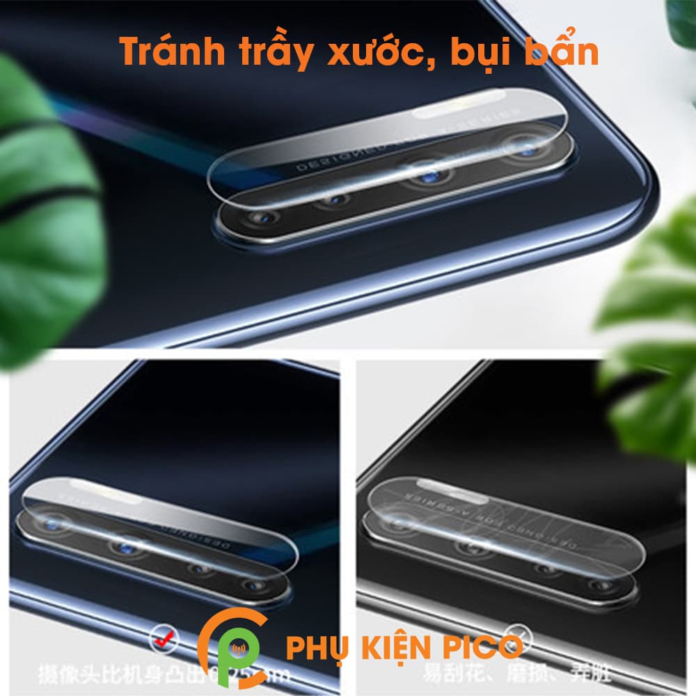 Dán camera Oppo A91 cường lực camera trong suốt độ cứng 7H - 4