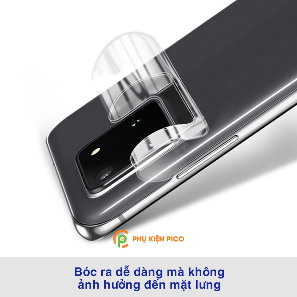 Dán lưng Samsung Galaxy Note 10 Lite full mặt lưng trong suốt PPF tự phục hồi vết xước - 6