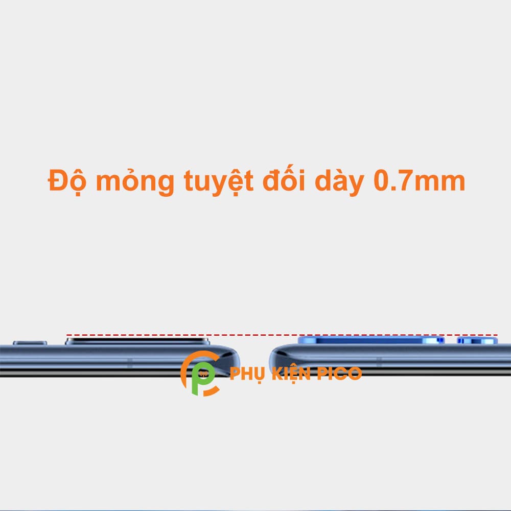 Vòng bảo vệ Xiaomi Mi 10 - Ốp viền camera Xiaomi Mi 10 kim loại màu xanh - 3