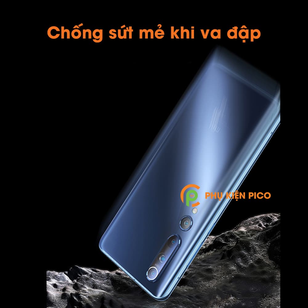 Vòng bảo vệ Xiaomi Mi 10 - Ốp viền camera Xiaomi Mi 10 kim loại màu xanh - 2