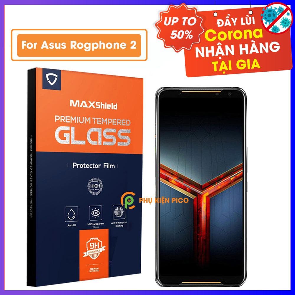 Kính cường lực Rog Phone 2 chính hãng MAXShield bộ 2 cái