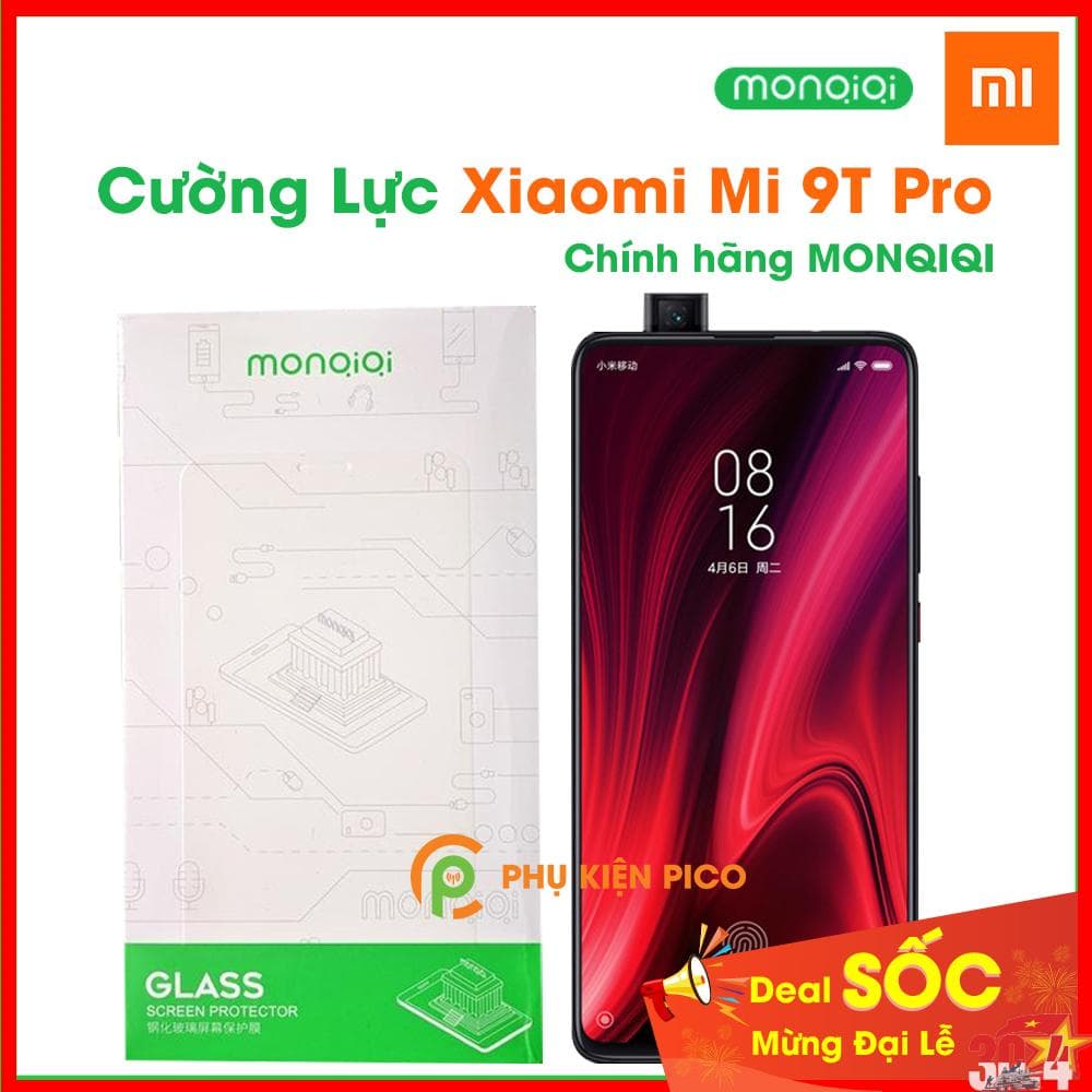 Cường lực Xiaomi Mi 9T Pro chính hãng Monqiqi độ cứng 9H full màn hình