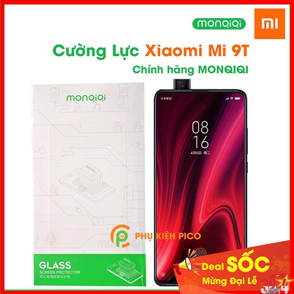 Cường lực Xiaomi Mi 9T chính hãng Monqiqi độ cứng 9H full màn hình