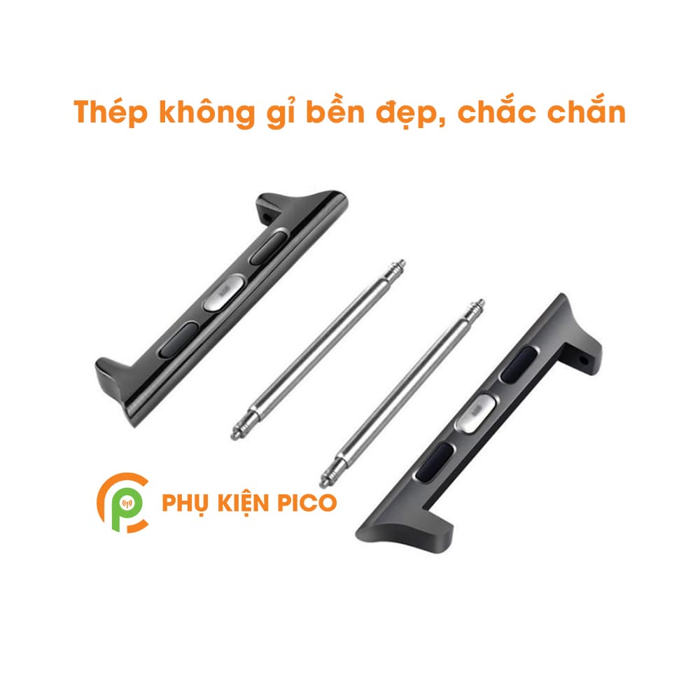 Adapter đồng hồ Apple Watch 1/2/3/4/5 size 38/40/42/44mm - Bộ 2 cái - 6