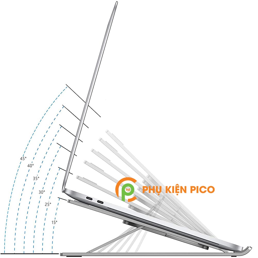 Đế tản nhiệt Laptop Macbook Ipad hợp kim nhôm chính hãng BONYRUY có thể gập gọn - 9