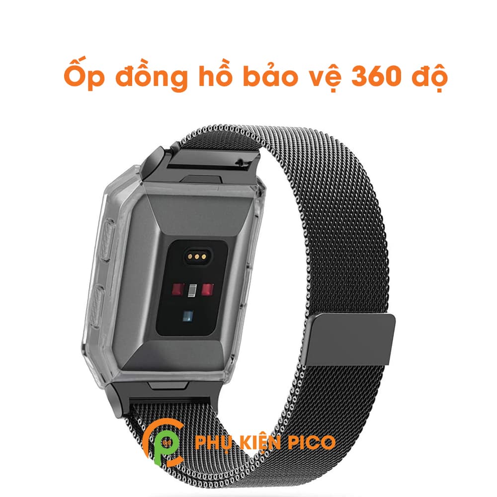 Ốp đồng hồ Fitbit Ionic trong suốt bảo vệ màn hình chống xước va đập - 5