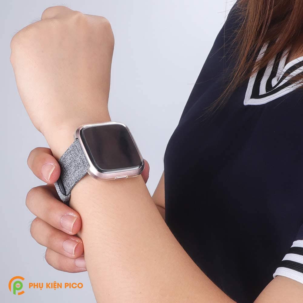 Ốp đồng hồ Fitbit Versa 2 trong suốt bảo vệ màn hình chống xước va đập - 6