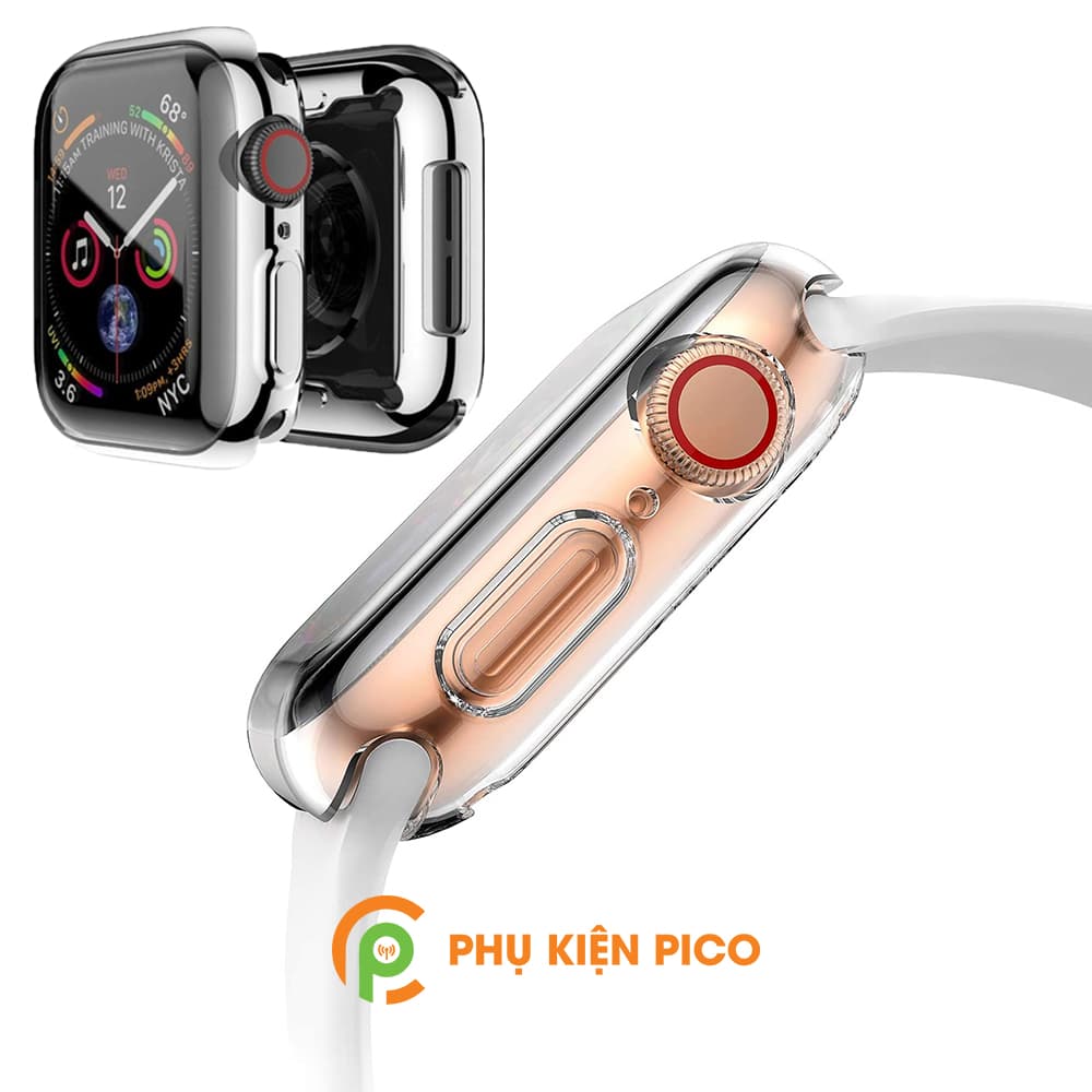 Ốp viền đồng hồ Apple Watch Series 4/5 Size 40/44mm Silicon dẻo - 6